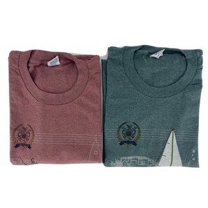 Men's Cal Cru Single‎ Stitch San Francisco Tourist T-Shirts 2XL NOS VTG Lot of 2